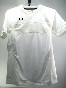 UNDER ARMOUR WOMEN'S DOMINATE JERSEY WHITE SIZE S POLYESTER/ELASTANE 06708100 - Picture 1 of 5