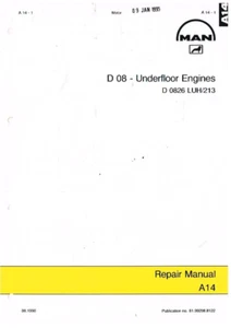 MAN D0826 LUH/213 TECHNICAL DATA MANUAL (INKL LUFTEINSPRITZBETRIEBSPRINZIP) - Bild 1 von 1