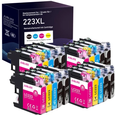 Set Drucker Patronen kompatibel Brother LC223 MFC-J480DW MFC-J5320DW DCP-J562DW - Bild 1 von 3
