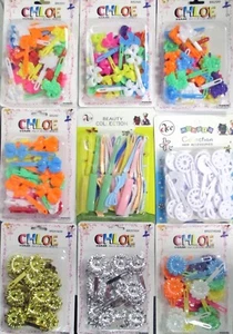 Choose design-GIRL'S HAIR BARRETTES hair accessory Ponytail holders Hair Twister - Picture 1 of 10