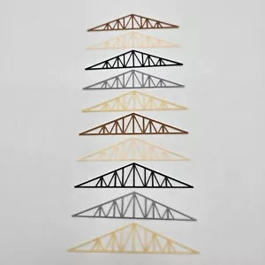 N Gauge Roof Trusses "Various Colours" 1/148 Scale - Picture 1 of 9
