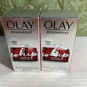 OLAY REGENERIST WHIP Hydrating Moisturizer - 0.5 Oz Lot Of 2 Pc - Picture 1 of 2