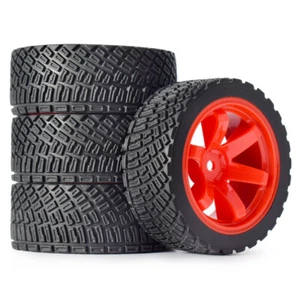 Austar 12mm Hex 67mm RC Gummireifen Rad für 1/10 Rolly WLtoys 1/14 144001 - Bild 1 von 11