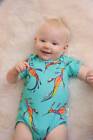 Organic baby clothing Australia | Short Sleeve Bodysuit | Weedy Sea Dragon 