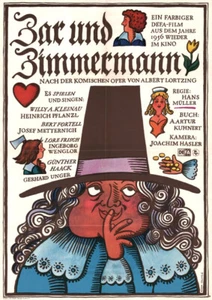 Zar und Zimmermann ORIGINAL A1 DDR-Kinoplakat Willy A. Kleinau / Lore Frisch - Picture 1 of 1