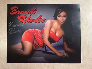 Brandi Rhodes AEW WWE signed Full Name 8x10 Foto Autogramm Rhodos - Bild 1 von 2