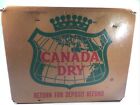 Vintage Canada Dry Soft Drink Cardboard Soda Case  1974 Used Mint Condition
