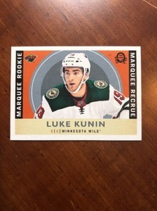 2017-18 UD Series 2 Opee Chee Retro Marquee Rookies #624 Luke Kunin