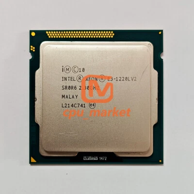 Intel Xeon E3-1220L v2 SR0R6 2.3GHz 2 Cores 17W LGA1155 CPU Processor - Image 1 of 2