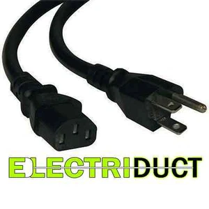 Electriduct 36 FT Universal Standard Computer Power Cable - Picture 1 of 1