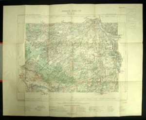 RÉGION VILLE DE MONTARGIS, FORET D'ORLÉANS Carte plan géographique ancienne 1899 - Imagen 1 de 6