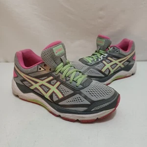 Asics Laufschuhe Gel Foundation T5H5N grau/pink/grün Damen 10 - Bild 1 von 6