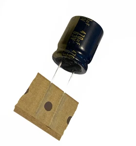 1 Piece PANASONIC 470uF 470MF 63V Capacitor (Replacing for 50V 35V 25V ) - Picture 1 of 1