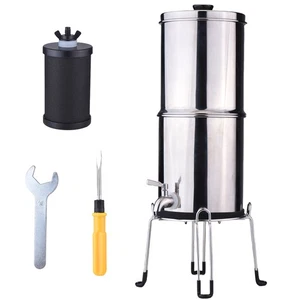 Sistema de filtro de agua Sistema de encimera de acero inoxidable de 1 galón con filtros GCIC - Imagen 1 de 18