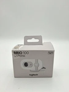 Kamera internetowa Logitech Brio 100 - 1080p Full HD do spotkań i przesyłania strumieniowego - off-white - Zdjęcie 1 z 2