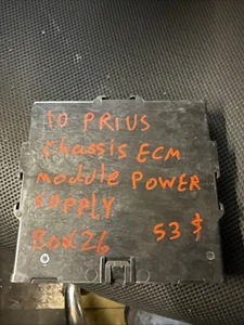 2010 TOYOTA PRIUS Chassis ECM Computer Power Supply 89681-47082 Box#26 - Picture 1 of 4