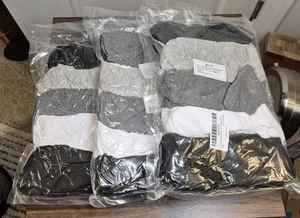75 Pairs Of Kids Socks 10-14 Years Old Variety Gray 3 Packs Of 25 - Picture 1 of 4