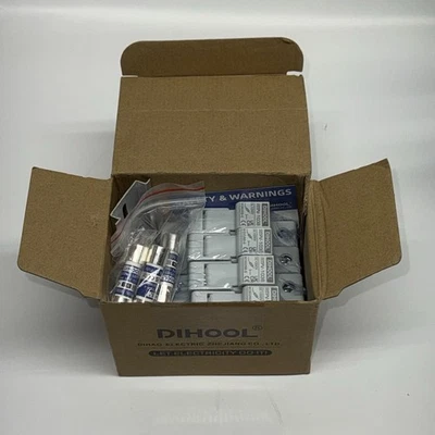 4 piezas DIHOOL 15 amperios conector de fusibles en línea soporte para panel solar Foto 1 de 4