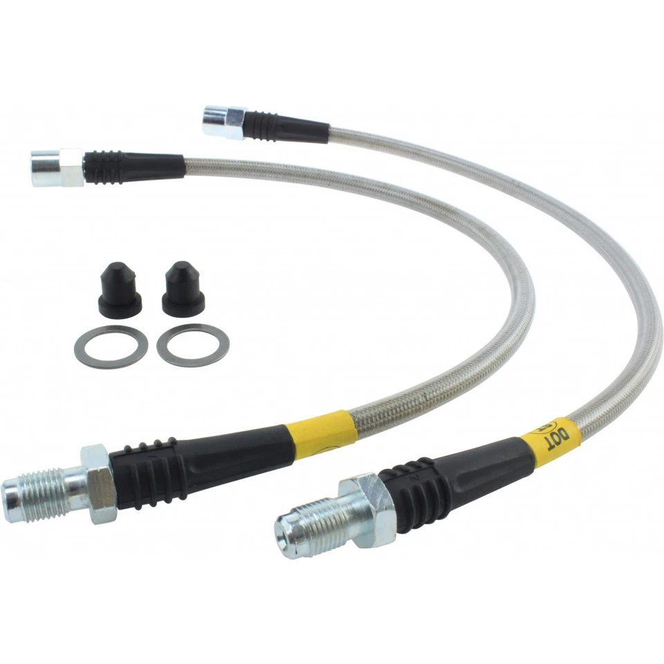 StopTech For Mercedes-Benz 350SDL 1990 1991 Brake Line Kit Stainless Steel-Front Foto 1 de 4