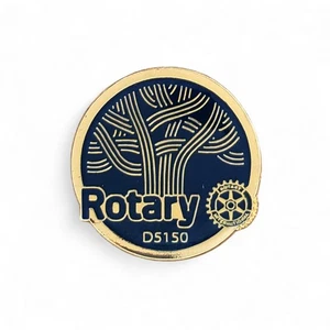 Rotary International D5150 Anstecknadel Hutnadel "Chosen Family" 2020-2021 Gold Blau - Bild 1 von 4