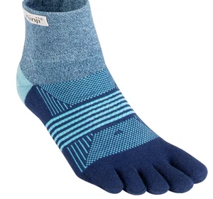 injinji TRAIL Zehensocken Blau Mini Crew Sport Finger Socken Midweight XS S - Bild 1 von 8