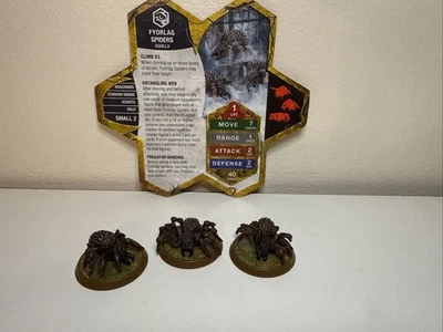 Figuras y tarjeta de arañas Heroscape Fyorlag Jungle Ticalla Foto 1 de 4