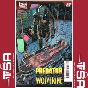 PREDATOR VS WOLVERINE #2 Hayden Sherman 2nd Printing Variant 2023 Benjamin Percy - Picture 1 of 3