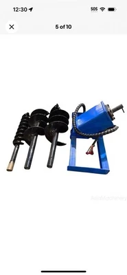 Accesorio de taladro hidráulico para minicargadora de alta resistencia excavadora de orificios de poste de 6"" y 12"" y 14"" Foto 1 de 4
