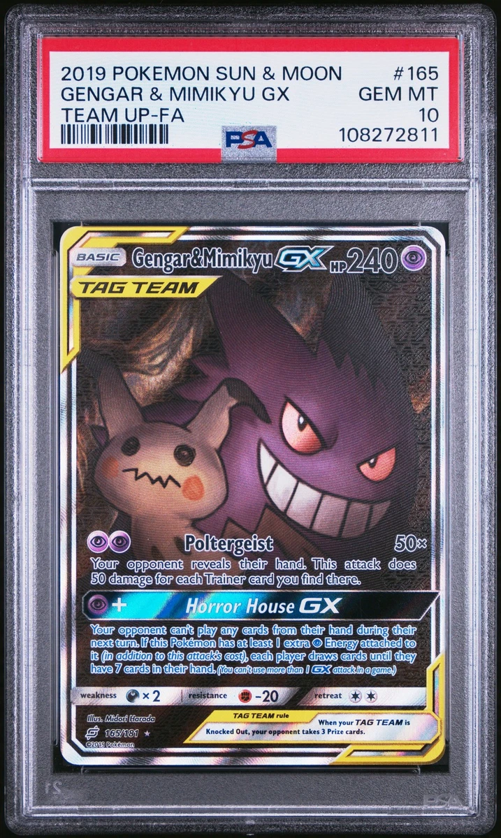 Pokémon TCG Gengar & Mimikyu GX Collectible Card Games