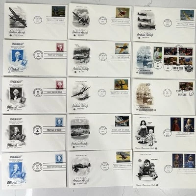 15 First Day of Issue Postal Covers Historic FDC 1996-98 Culture Lot #14 - Image 1 of 4