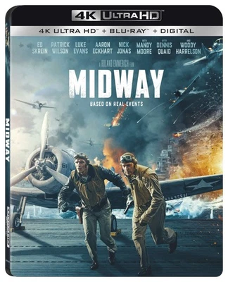 Midway (4K UHD Blu-ray) Woody Harrelson Mandy Moore Patrick Wilson (US IMPORT) - Image 1 of 2