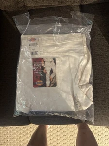 Pantaloni da falegname Dickies bianchi utility pittori (42x32) ~ nuovi tripla cucitura - Foto 1 di 3