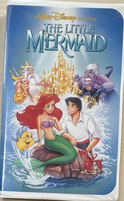 THE LITTLE MERMAID VHS  1989  BANNED VHS cover , Black Diamond edition! Animated - Image 1 of 4