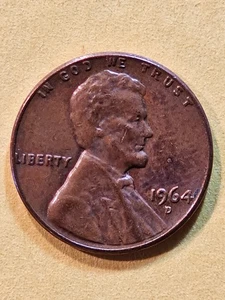 1964D LINCOLN 1-CENT, RPM, (L)(IGWT) On RIM, Off-centered Strike & Die Cracks... - Picture 1 of 24