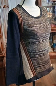 Curio New York Women's Small Multi Color Multi Blend Knit Pullover Sweater - Picture 1 of 7