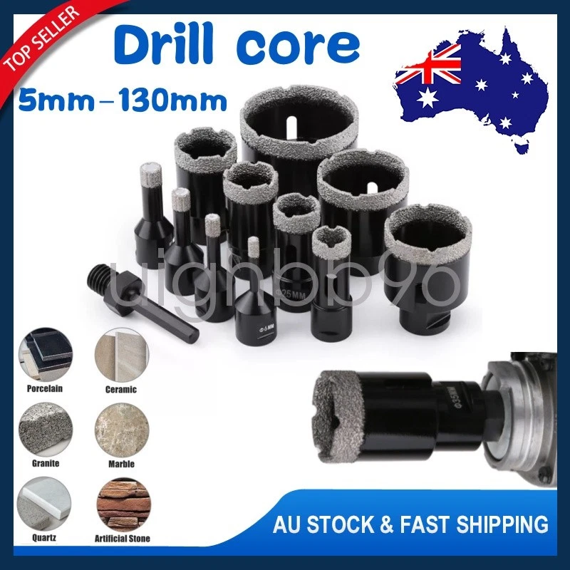 5mm - 130mm Diamond Hole Saw Drill Core Bits Tile Ceramic Porcelain Stone Marble - image 1 of 4