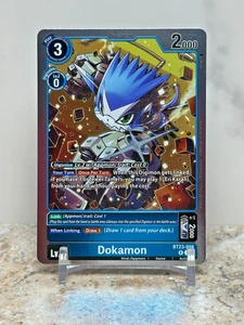Dokamon BT23-016 R Rare Digimon Card Game NM Hackers' Slumber - Picture 1 of 6