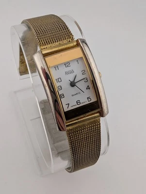 Reloj Bijoux Terner Mujer 20mm Estuche Malla Dorada Banda Metal - Batería Nueva Foto 1 de 4