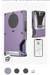 Air Wallet, Minimalist Wallet with Built in Airtag Chip, RFID Blocking Credit Ca - Picture 1 of 2