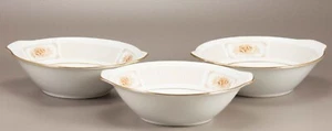 vintage Noritake MONTROSE lugged cereal bowl 16.5cm soup porcelain gold rose - Picture 1 of 4