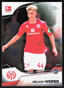 2022 Topps Chrome Bundesliga #68 Nelson Weiper RC FSV Mainz
