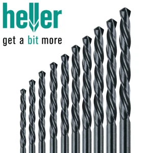 10x GERMAN QUALITY HELLER HSS-R DRILL BITS Imperial 1/16" - 31/64" For Metal - Picture 1 of 3