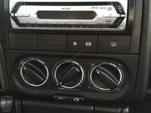 Fits VW Passat B3 B4 88-97 Heater Surrounds A/C Control Rings Polished Alloy x3 - Bild 1 von 7