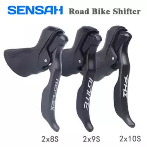 SENSAH Cambio Bici da Strada 2x7 2x8 2x9 2x10 Velocità Leva Freno 16/18/20 Velocità Bici - Foto 1 di 9