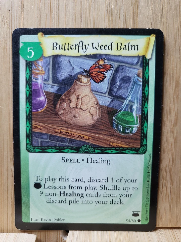 HARRY POTTER TCG🏆2001 #54/80 "Butterfly Weed Balm" Trading Card🏆 - Image 1 of 1