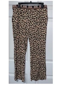 Pantaloni pigiama leopardati in vita con logo BEBE NUOVI CON ETICHETTE XL - Foto 1 di 11