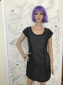 Jeanswest black and white dress women's size 10 - Picture 1 of 11