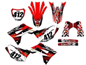2019-2021 CRF 250 RX MAYHEM Red Senge Graphics Kit Compatible with Honda - Picture 1 of 10
