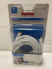 Hama SAT-Adapterkabel (10 m) - 90 dB  / F-Stecker - Koax-Kupplung