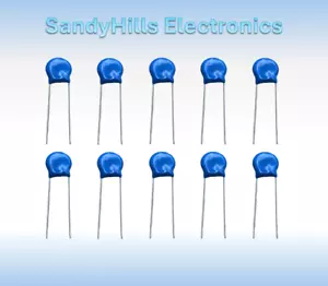 High Voltage Ceramic Disc Capacitor, 5 pF to 100 nF, 1 kV - 2 kV - 3 kV. - Picture 1 of 1